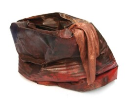 Le Sac de Madame T (Hommage a Rebeyrolle)
35x58x33, 2013